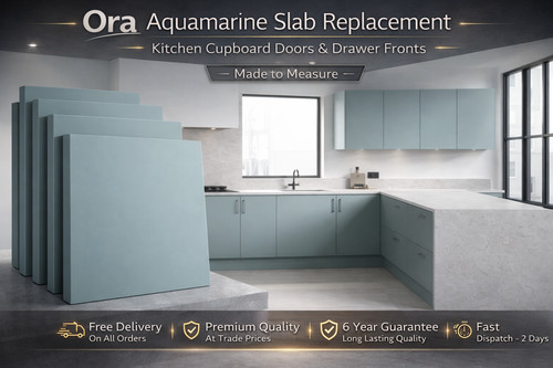 Aquamarine matt slab - matt,