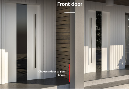 Front door steel safety - door,,